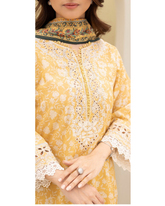 3-PC unstitched Printed Lawn By Zellbury | 0398